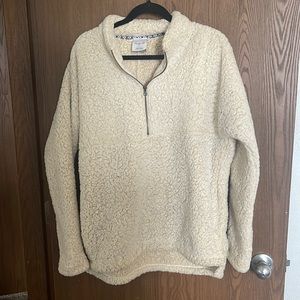 Cream Soft Fluffy Pullover